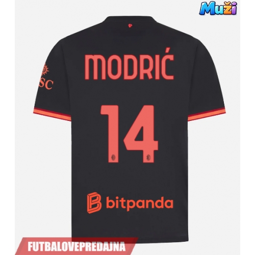 Lacne Muži Futbalové dres AC Milan Luka Modric #14 2026-27 Krátky Rukáv - Tretina